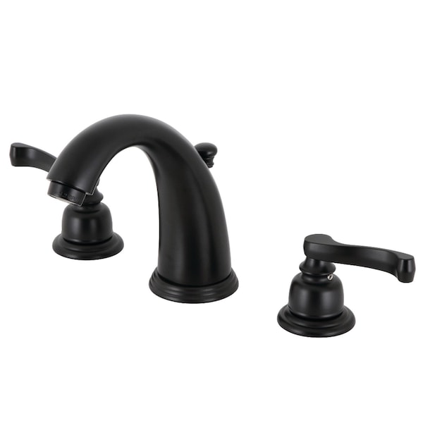 Widespread Bathroom Faucet with Retail PopUp, Matte Black